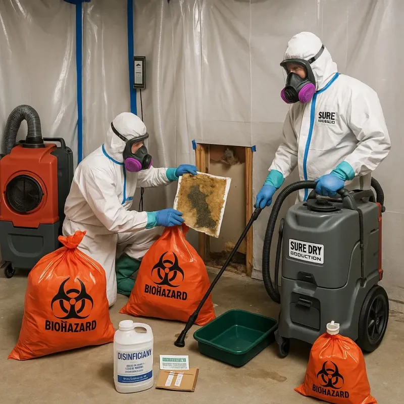 Contaminated Water Handling Protocols process in River Road, NC